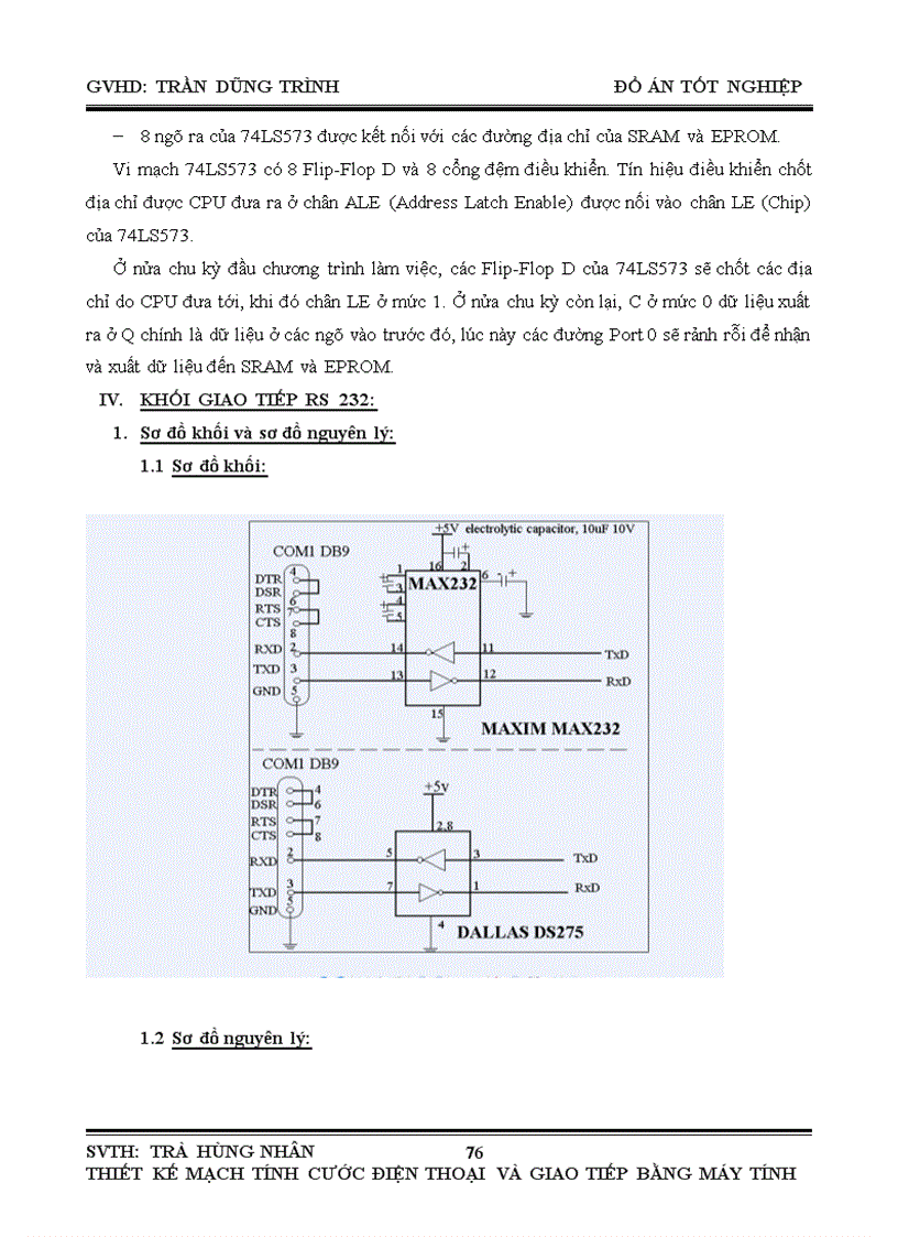 image for page Thiết kế và thi công mạch tính cước điện thoại và giao tiếp bằng máy tính