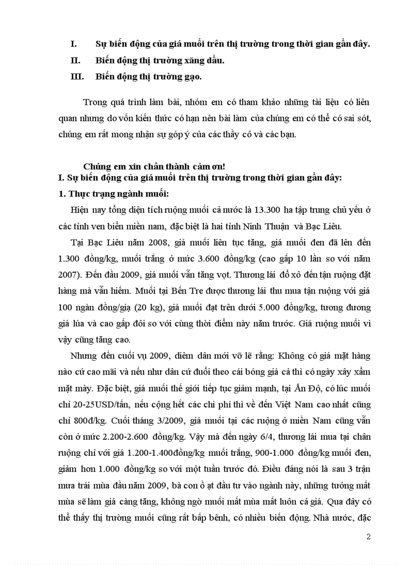 image for page Trình bày sự khảo sát biến động giá cả của ba mặt hàng khác nhau trên thị trường Việt Nam Từ đó tìm ra nguyên nhân và đề xuất các giải pháp bình ổn