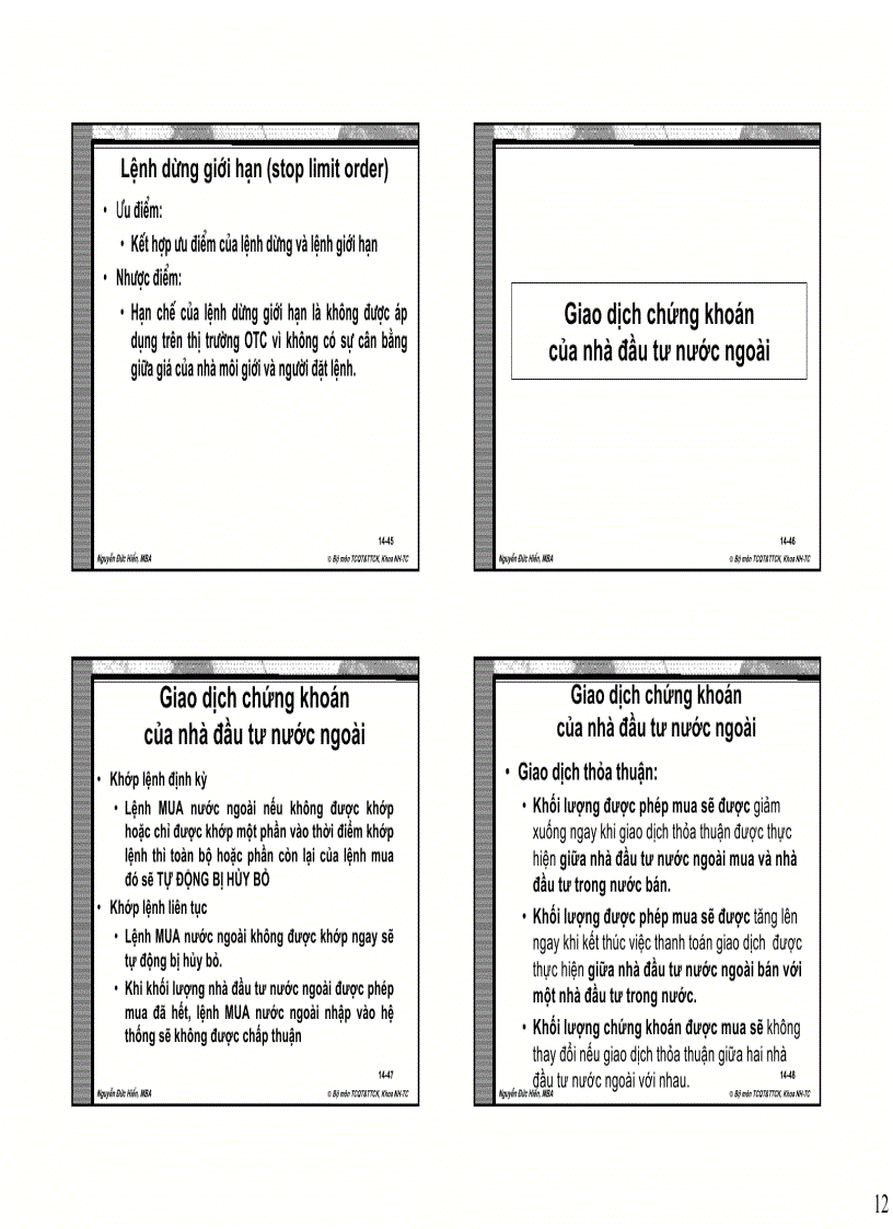 image for page Chuyên đề Hướng dẫn giao dịch và khai thác thông tin trong phân tích và Đầu tư trên thị trường chứng khoán việt nam