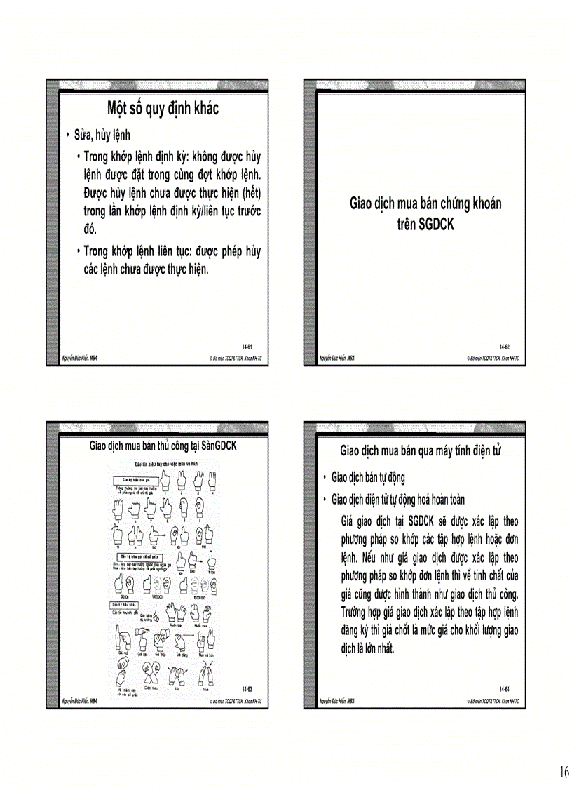 image for page Chuyên đề Hướng dẫn giao dịch và khai thác thông tin trong phân tích và Đầu tư trên thị trường chứng khoán việt nam