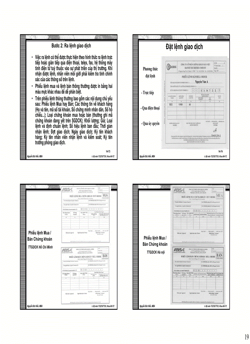 image for page Chuyên đề Hướng dẫn giao dịch và khai thác thông tin trong phân tích và Đầu tư trên thị trường chứng khoán việt nam