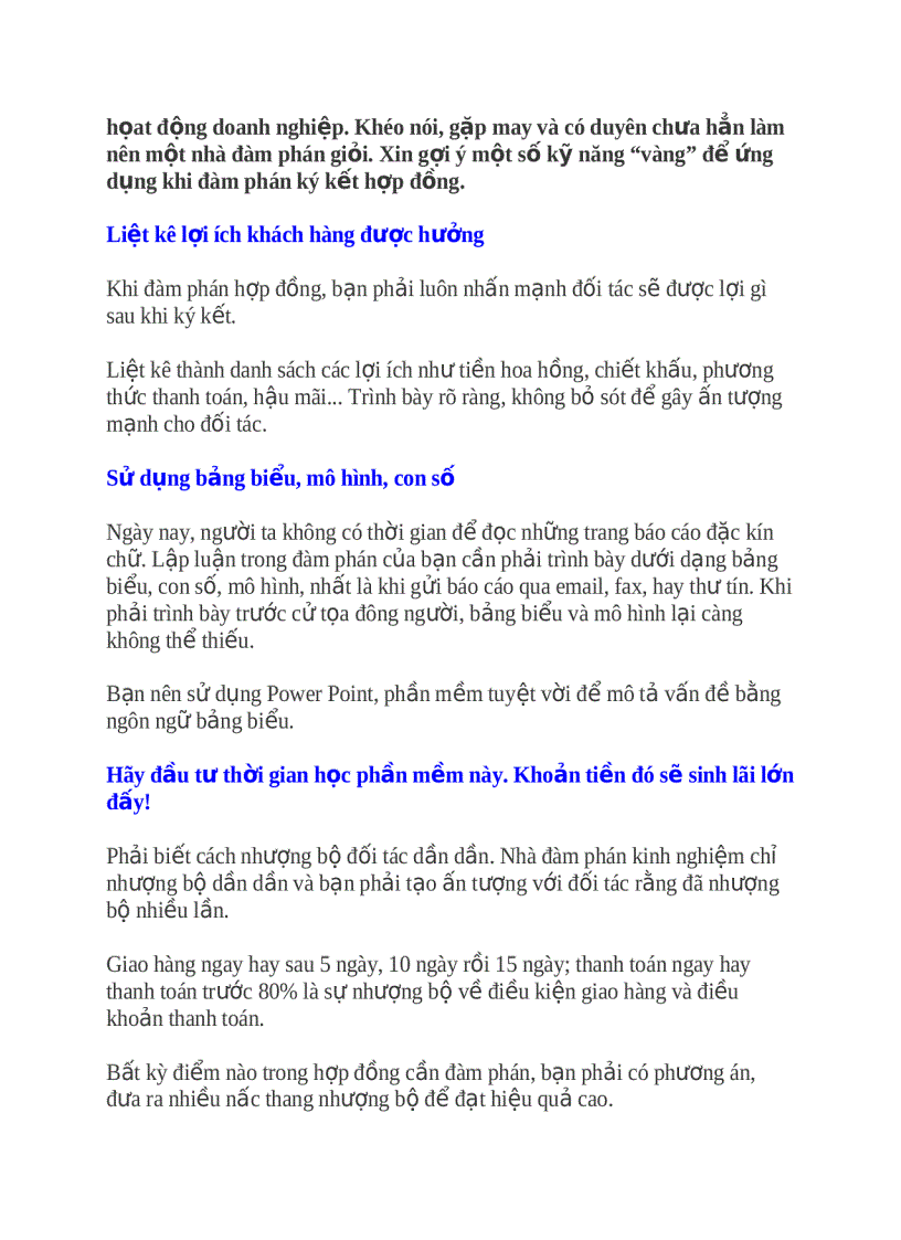 image for page 101 bí quyết đàm phán thành công