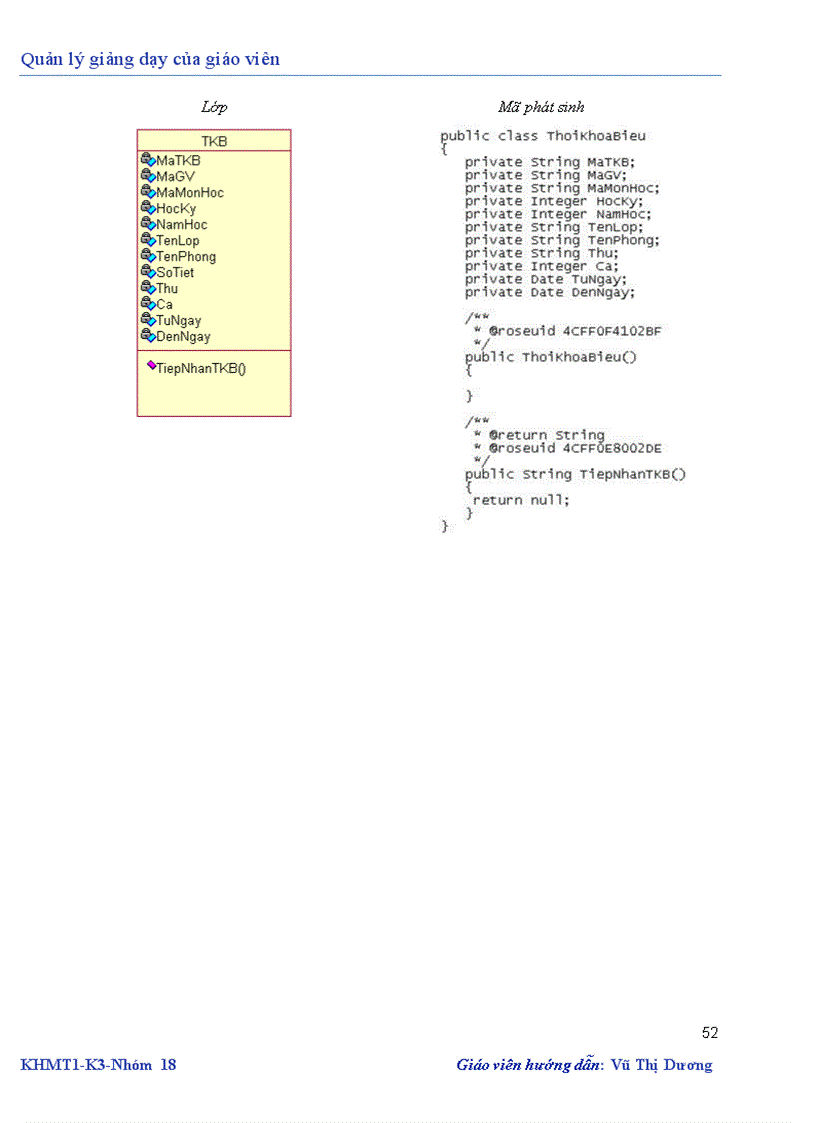 image for page Phân tích thiết kế hướng đối tượng UML Quản lý giảng dạy của giáo viên