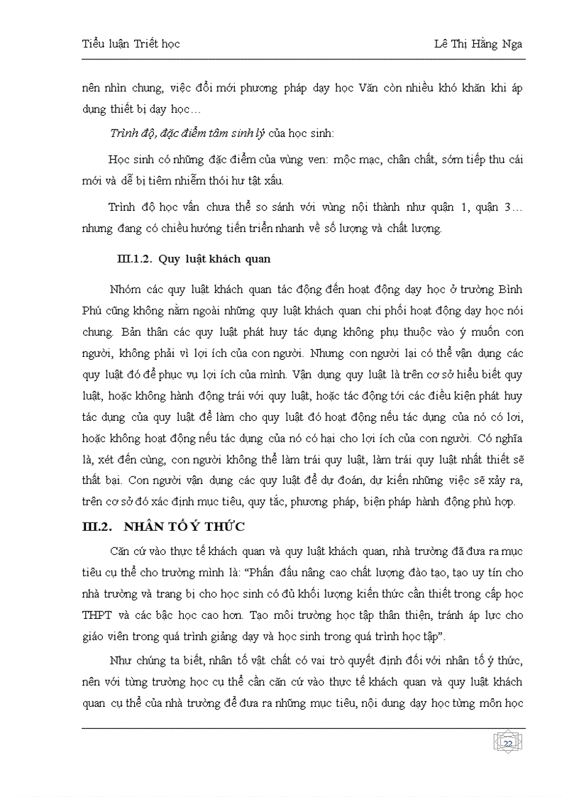 image for page Vận dụng mối quan hệ vật chất ý thức trong định hướng đổi mới phương pháp dạy học môn Ngữ văn ở nhà trường THPT hiện nay