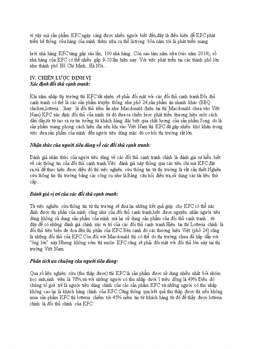 image for page Lựa chọn mô hình đầu tư và chiến lược cạnh tranh của KFC tại Việt Nam