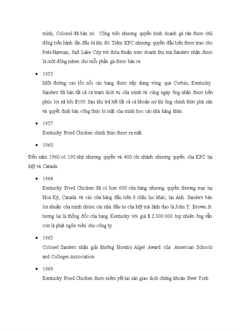 image for page Lựa chọn mô hình đầu tư và chiến lược cạnh tranh của KFC tại Việt Nam