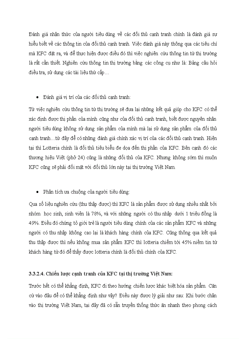 image for page Lựa chọn mô hình đầu tư và chiến lược cạnh tranh của KFC tại Việt Nam