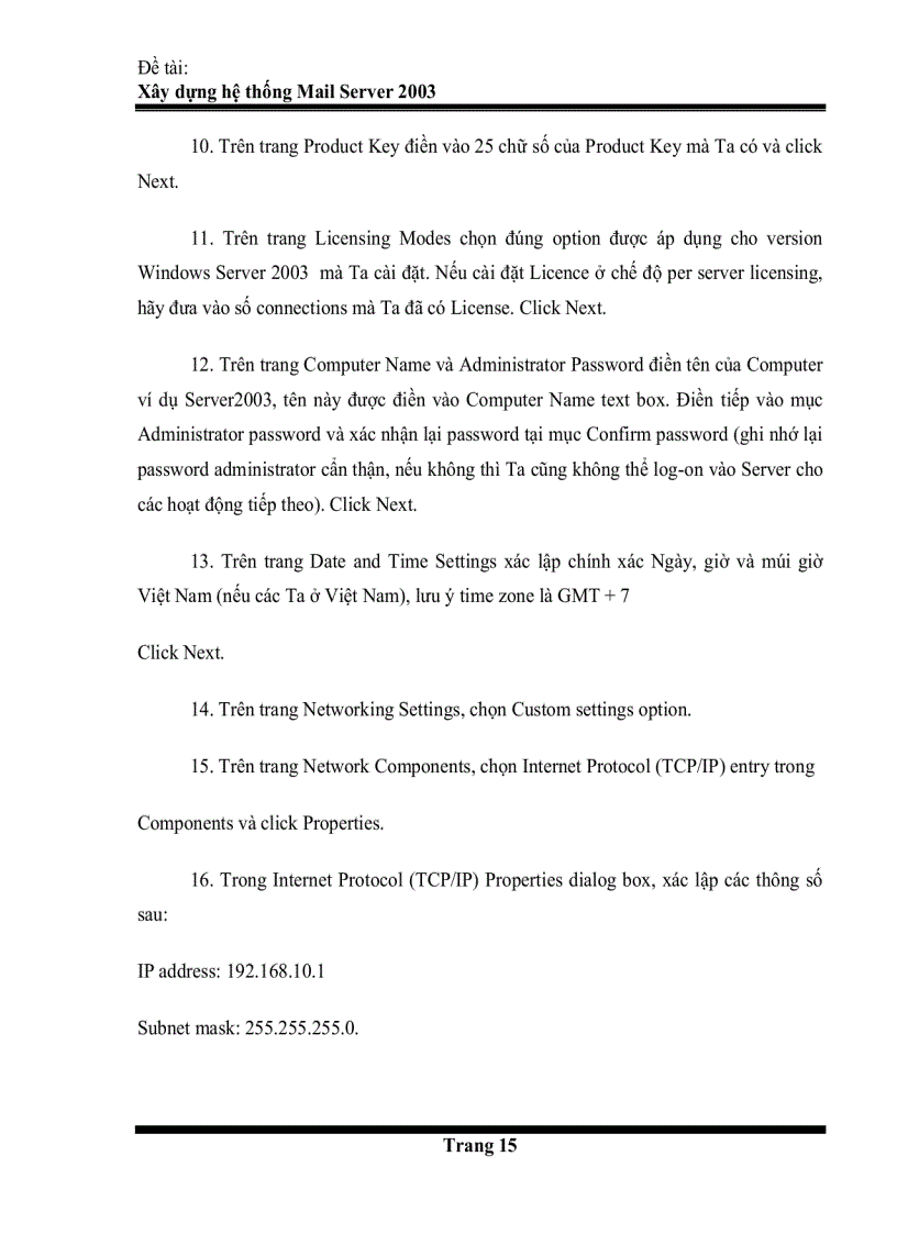 image for page Xây dựng hệ thống mail server 2003