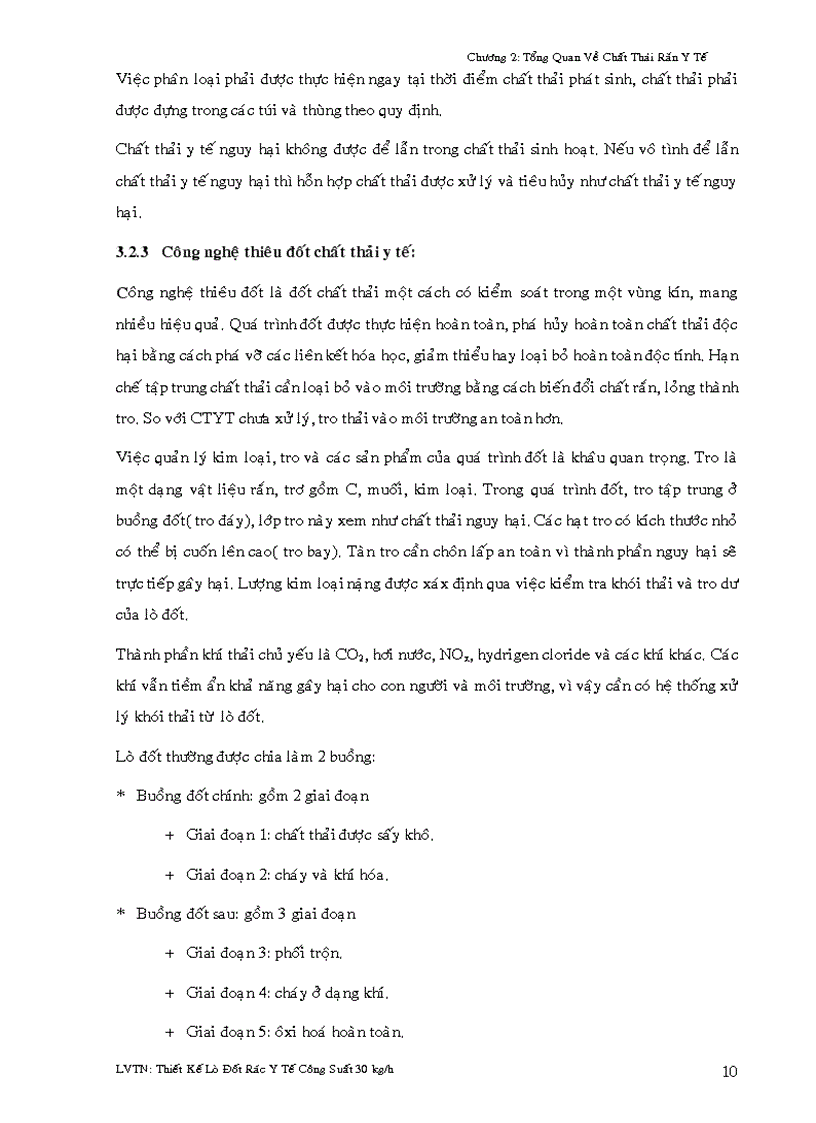 image for page Thiết kế hệ thống lò đốt chất thải y tế cho bệnh viện tỉnh Tây Ninh