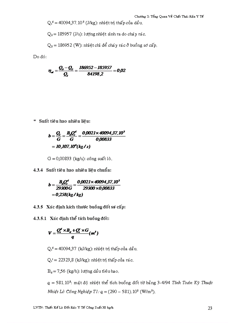 image for page Thiết kế hệ thống lò đốt chất thải y tế cho bệnh viện tỉnh Tây Ninh