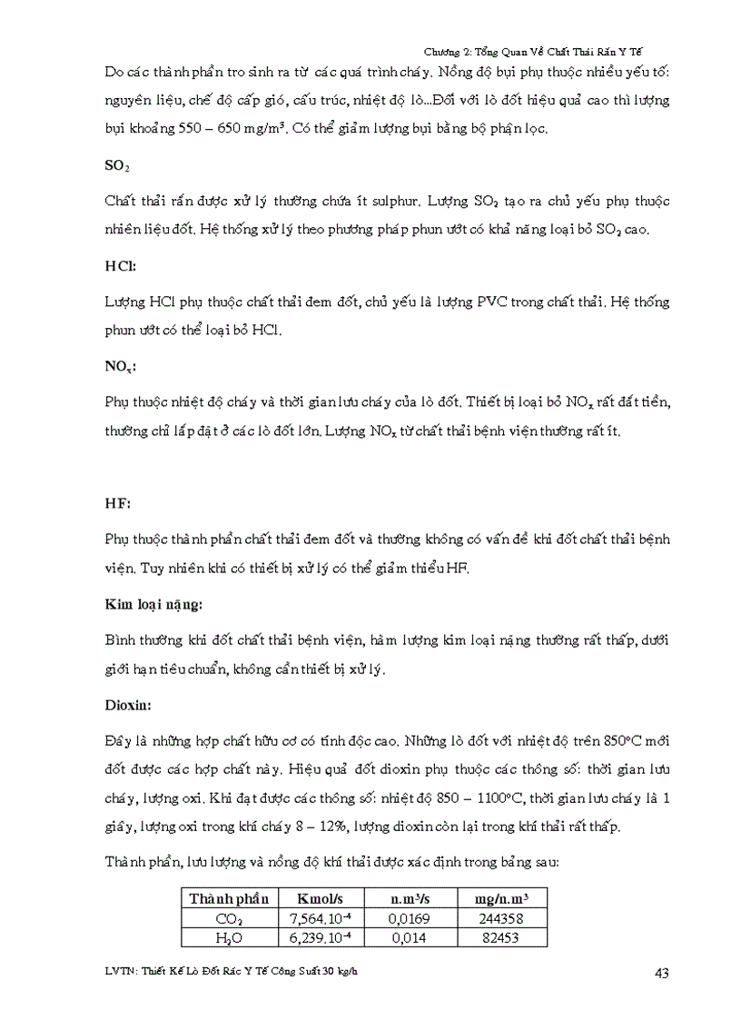 image for page Thiết kế hệ thống lò đốt chất thải y tế cho bệnh viện tỉnh Tây Ninh