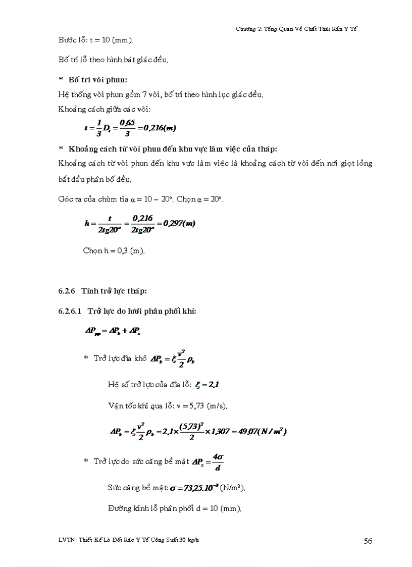 image for page Thiết kế hệ thống lò đốt chất thải y tế cho bệnh viện tỉnh Tây Ninh