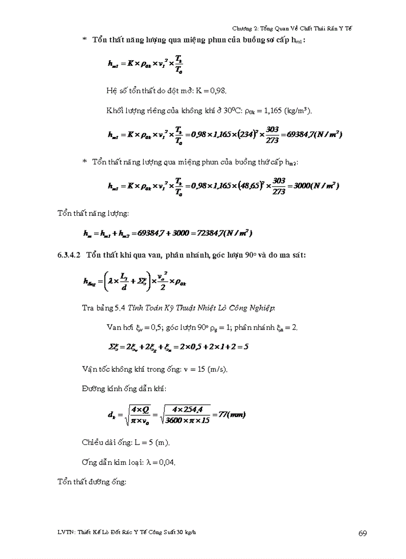 image for page Thiết kế hệ thống lò đốt chất thải y tế cho bệnh viện tỉnh Tây Ninh