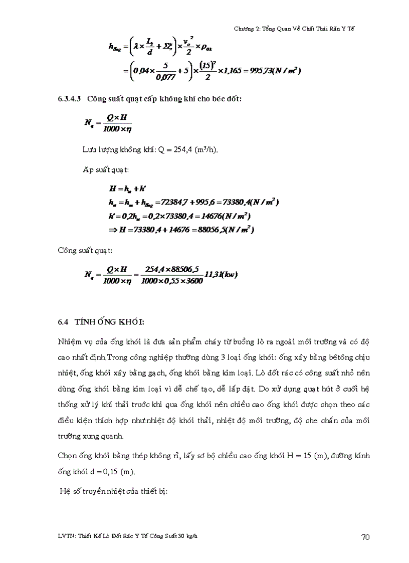 image for page Thiết kế hệ thống lò đốt chất thải y tế cho bệnh viện tỉnh Tây Ninh