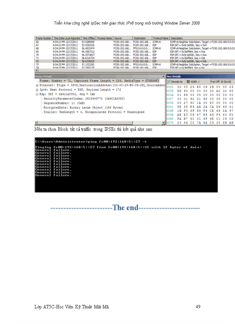 image for page Triển khai công nghệ IpSec trên giao thức IPv6 trong môi trường Window Server 2008