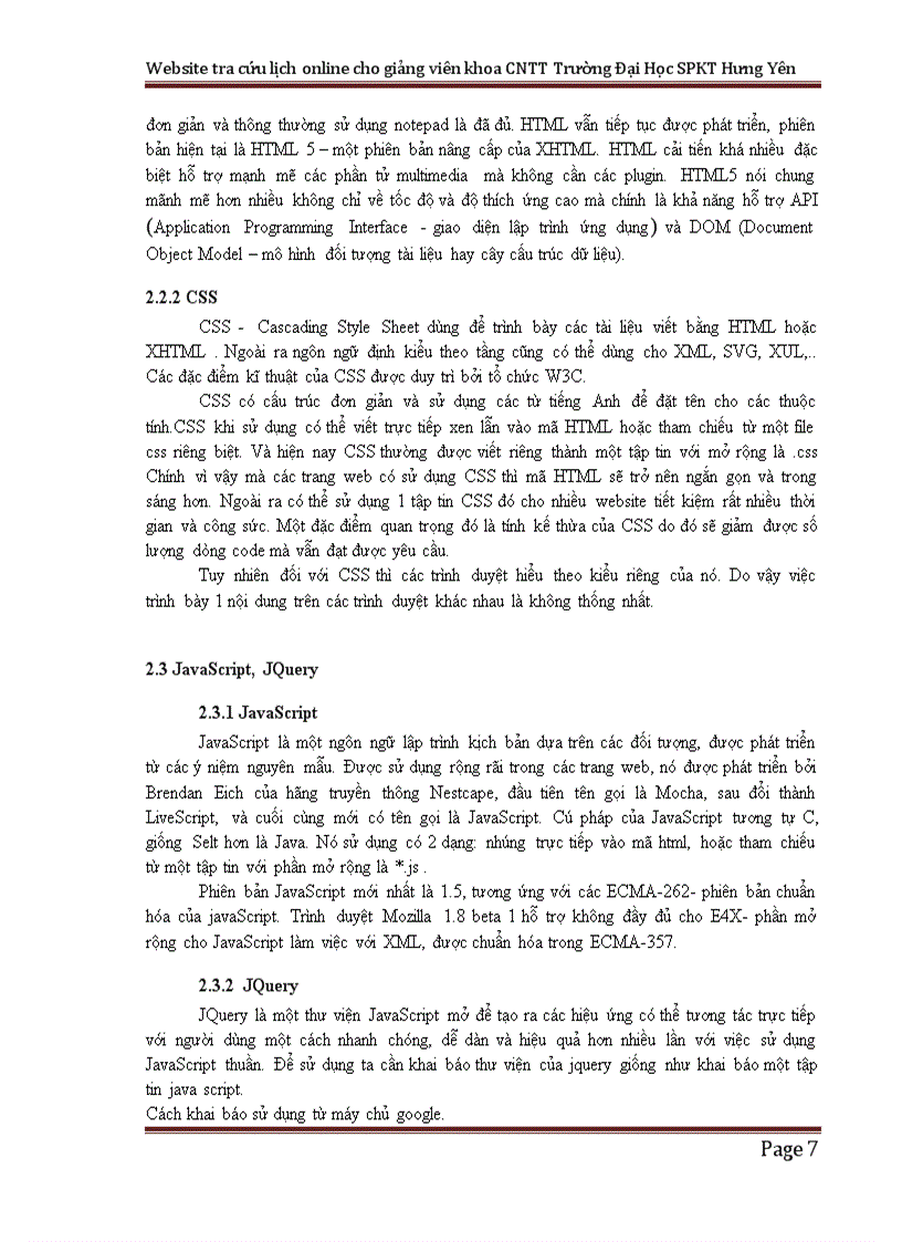 image for page Xây dựng website tra cứu thời khóa biểu online cho giảng viên khoa CNTT trường ĐH SPKế toán Hưng Yên