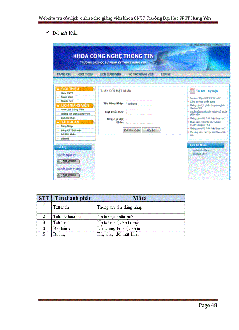 image for page Xây dựng website tra cứu thời khóa biểu online cho giảng viên khoa CNTT trường ĐH SPKế toán Hưng Yên