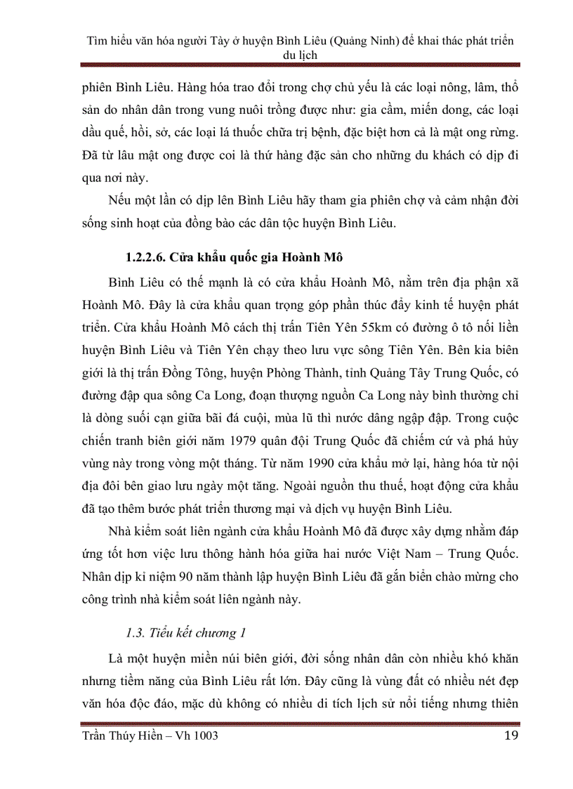 image for page Tìm hiểu văn hóa của người Tày ở huyện Bình Liêu Quảng Ninh để khai thác phát triển du lịch