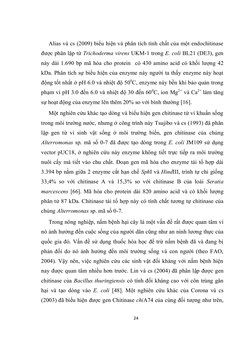 image for page Tạo dòng và biểu hiện gen chitinase từ nấm trichoderma