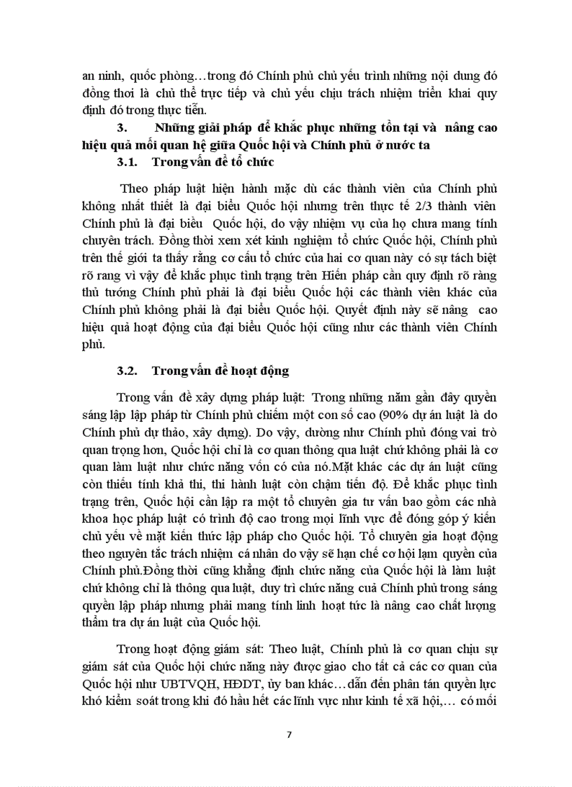 image for page Bài tập học kỳ mối quan hệ giữa Quốc hội và Chính phủ theo pháp luật hiện hành