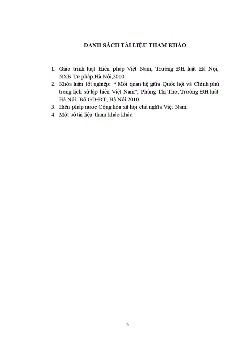 image for page Bài tập học kỳ mối quan hệ giữa Quốc hội và Chính phủ theo pháp luật hiện hành