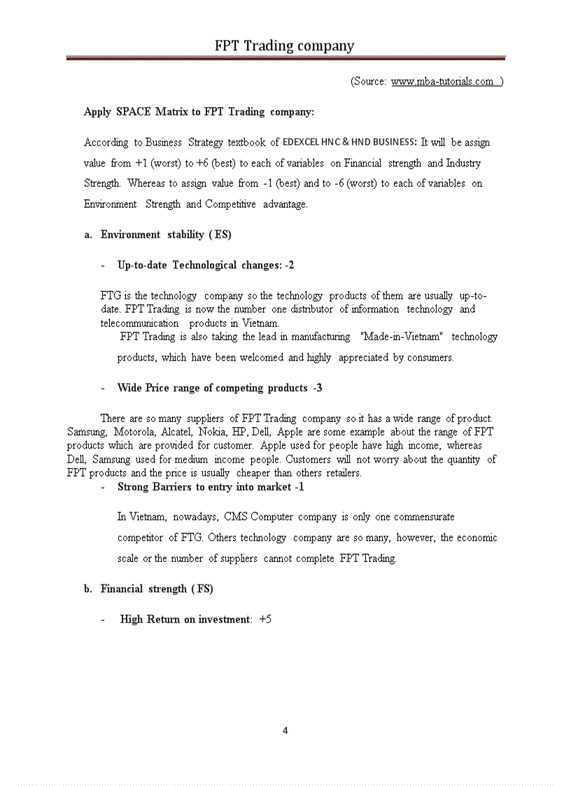 image for page FPT Trading company