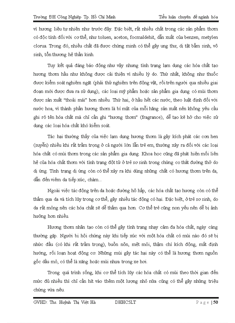 image for page Một số ứng dụng của hương liệu trong đời sống