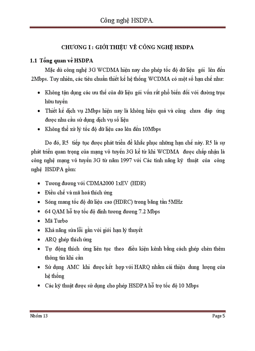 image for page Công nghệ HSDPA