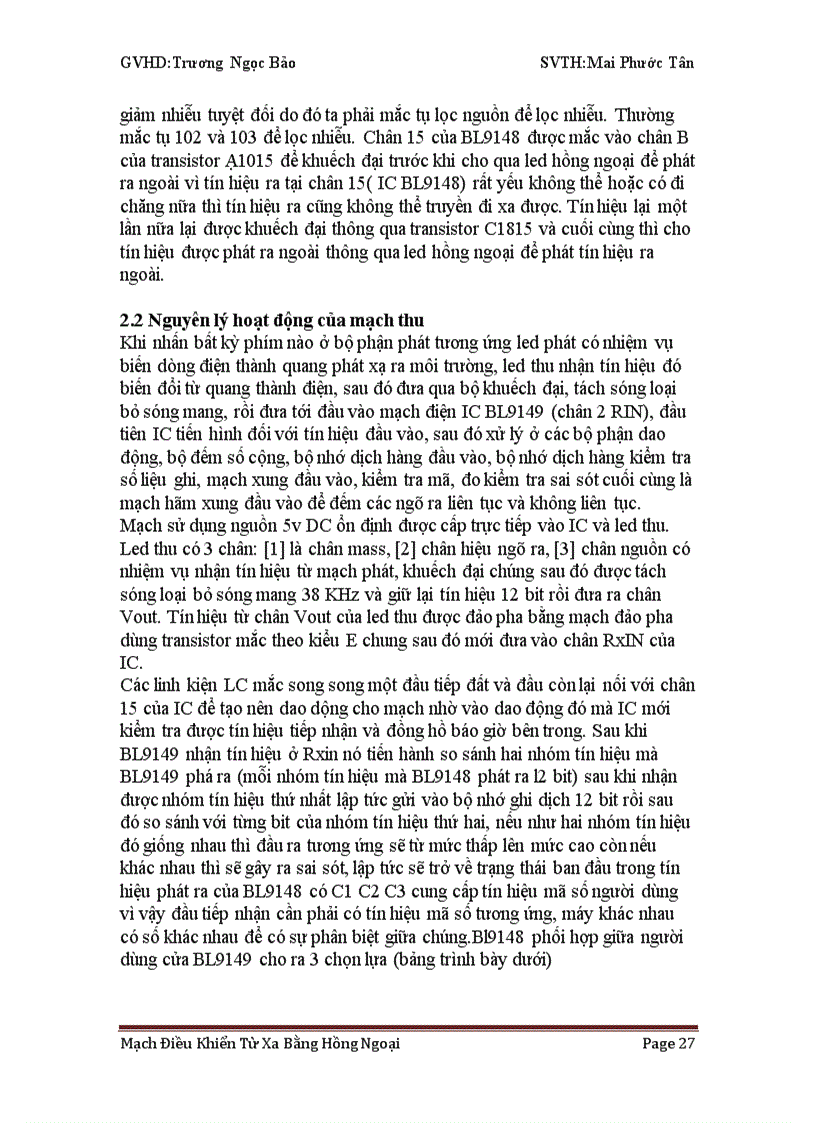 image for page Mạch Điều Khiển Thiết Bị Từ Xa Bằng Hồng Ngoại