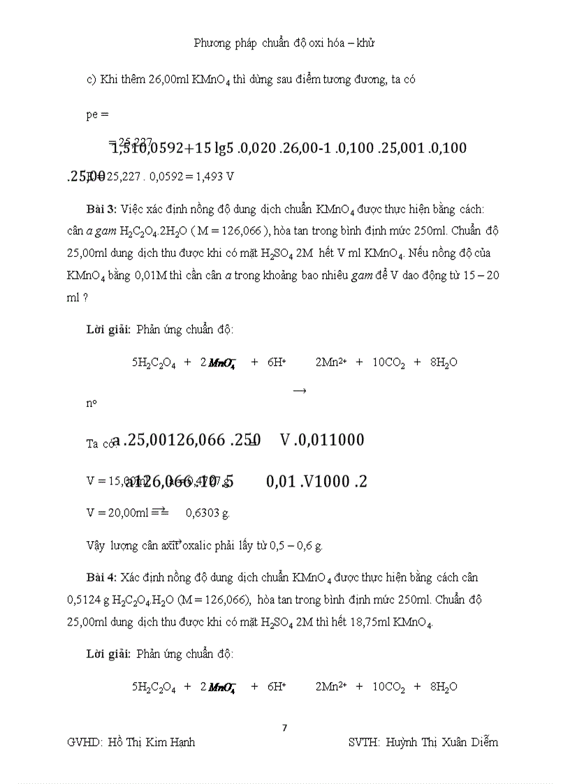 image for page Nghiên cứu phương pháp chuẩn độ oxi hóa khử trong hóa học phân tích định lượng