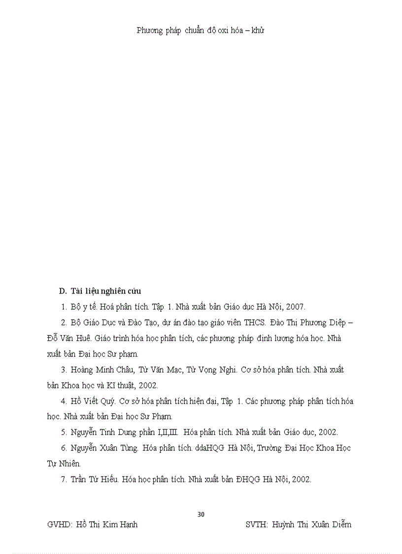 image for page Nghiên cứu phương pháp chuẩn độ oxi hóa khử trong hóa học phân tích định lượng