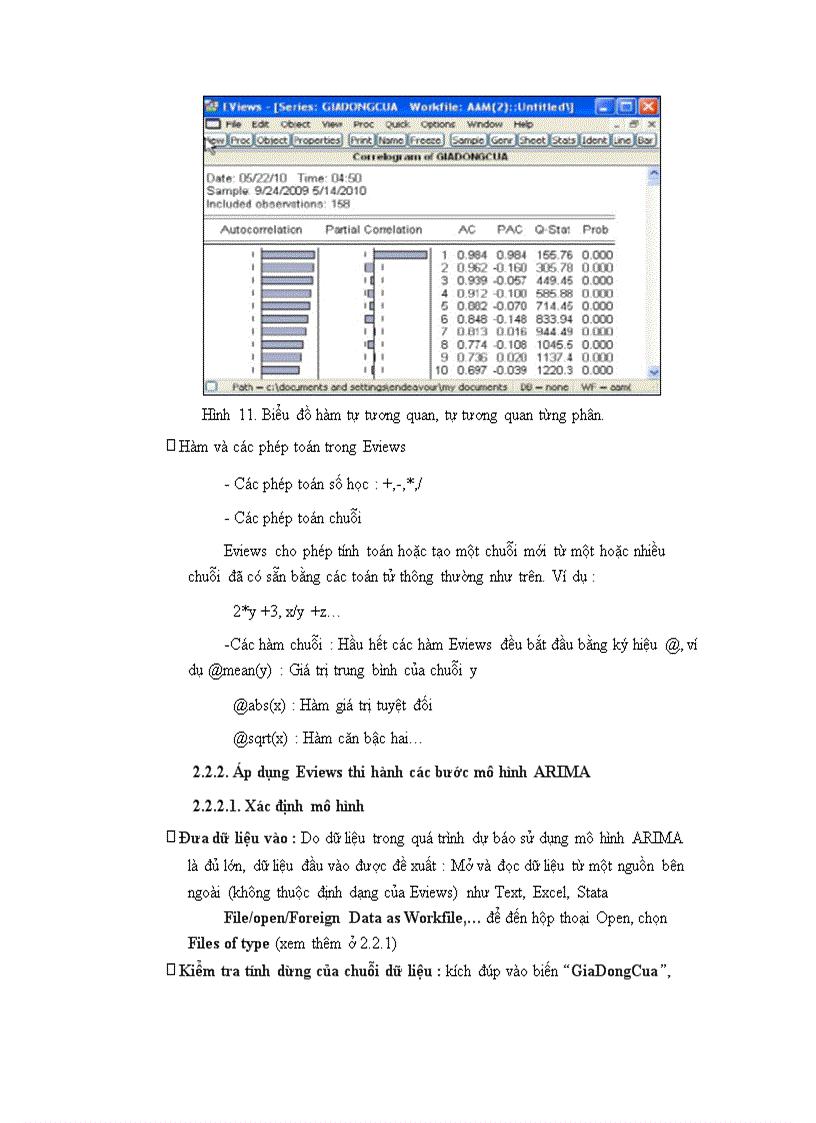 image for page Một số phương pháp khai phá dữ liệu quan hệ trong tài chính và chứng khoán mô hình arima