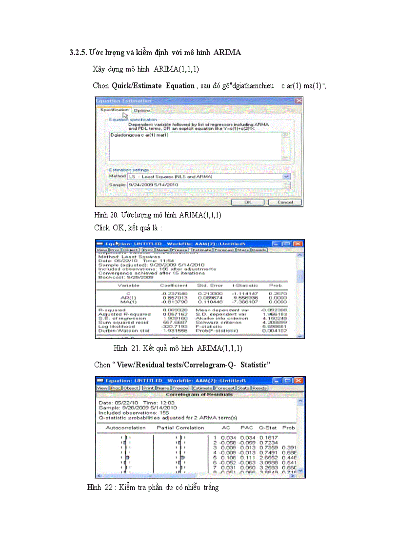 image for page Một số phương pháp khai phá dữ liệu quan hệ trong tài chính và chứng khoán mô hình arima