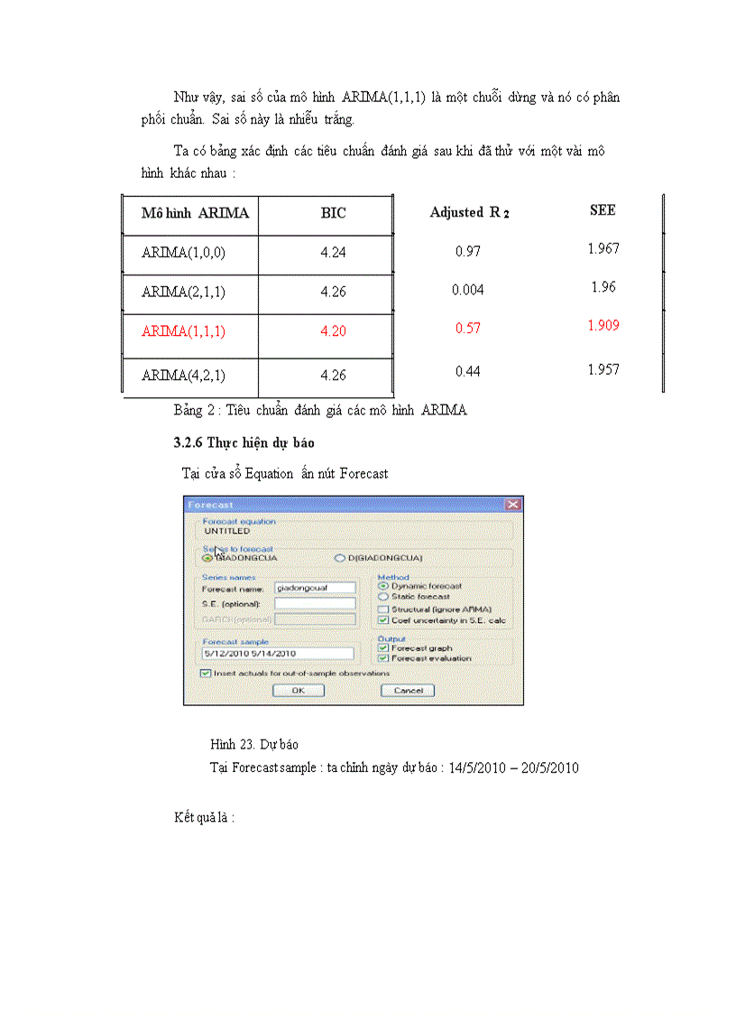 image for page Một số phương pháp khai phá dữ liệu quan hệ trong tài chính và chứng khoán mô hình arima