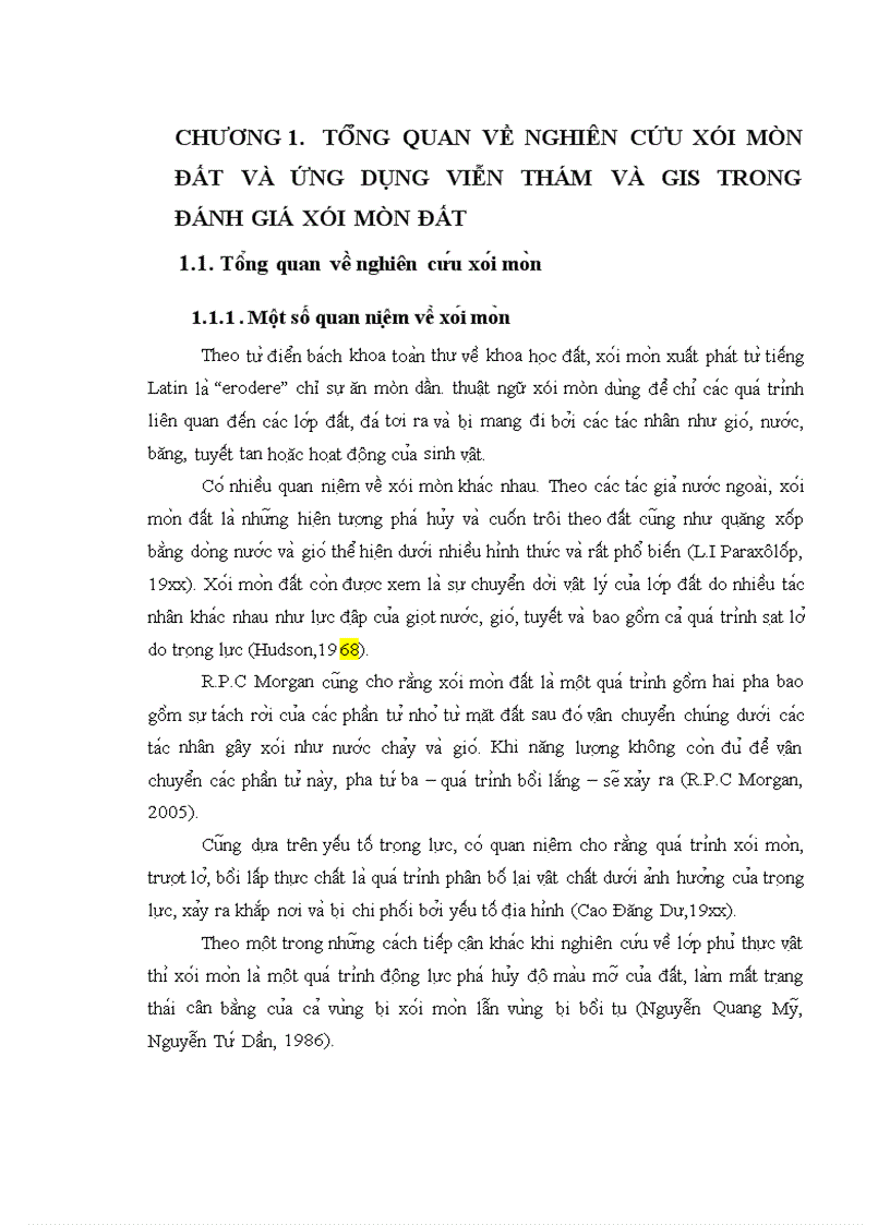 image for page Ứng dụng Viễn thám và GIS đánh giá xói mòn đất khu vực Yên Châu tỉnh Sơn La