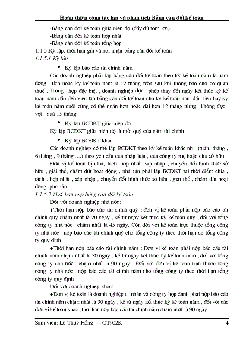 image for page Hoàn thiện công tác lập và phân tích Bảng cân đối kế toán công ty TNHH Phương Nam