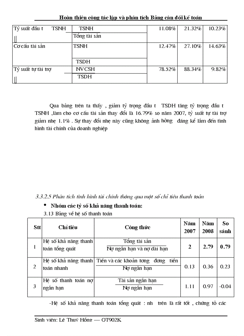 image for page Hoàn thiện công tác lập và phân tích Bảng cân đối kế toán công ty TNHH Phương Nam