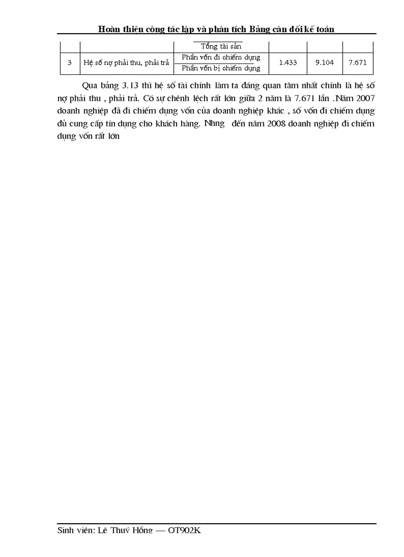 image for page Hoàn thiện công tác lập và phân tích Bảng cân đối kế toán công ty TNHH Phương Nam