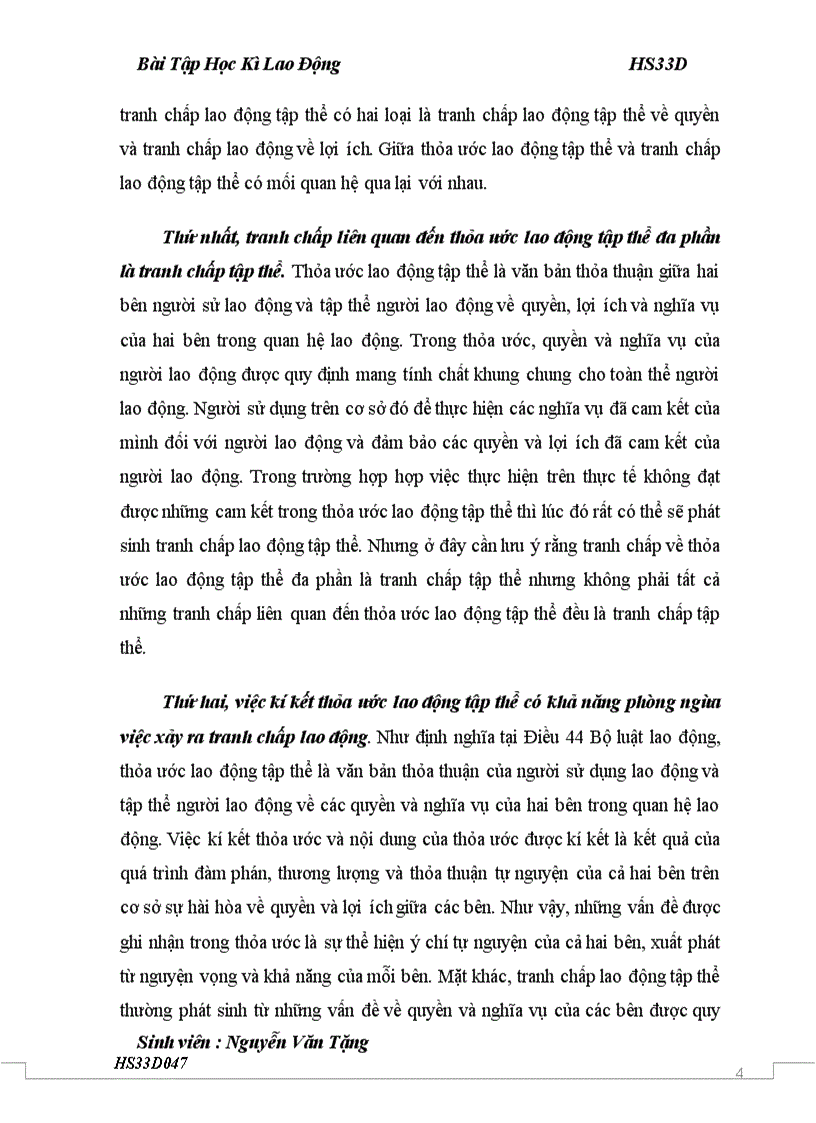 image for page IMối quan hệ giữa thoả ước lao động tập thể và tranh chấp lao động tập thể 2