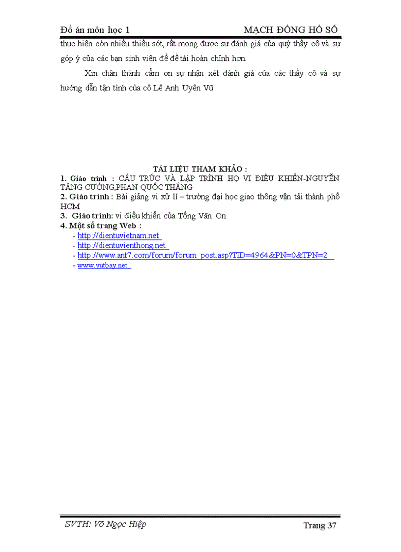 image for page Thiết kế mạch đồng hồ số