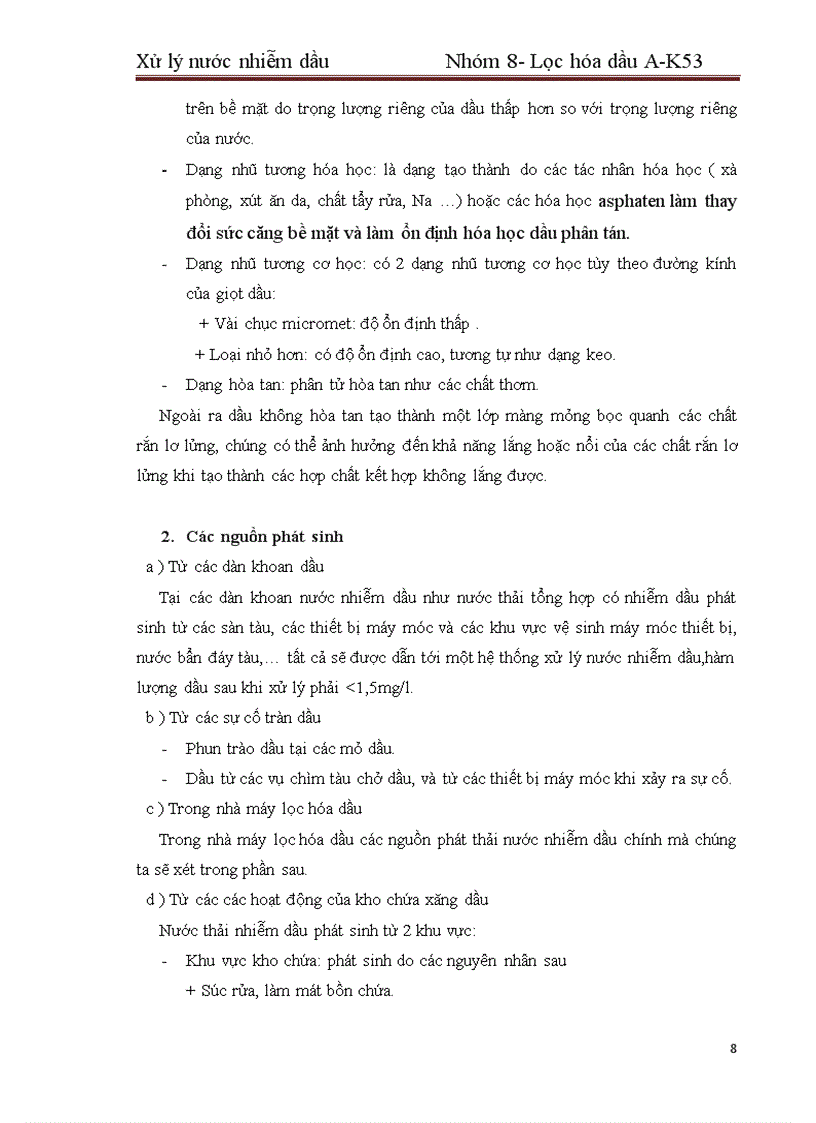 image for page Xử lí nước nhiễm dầu