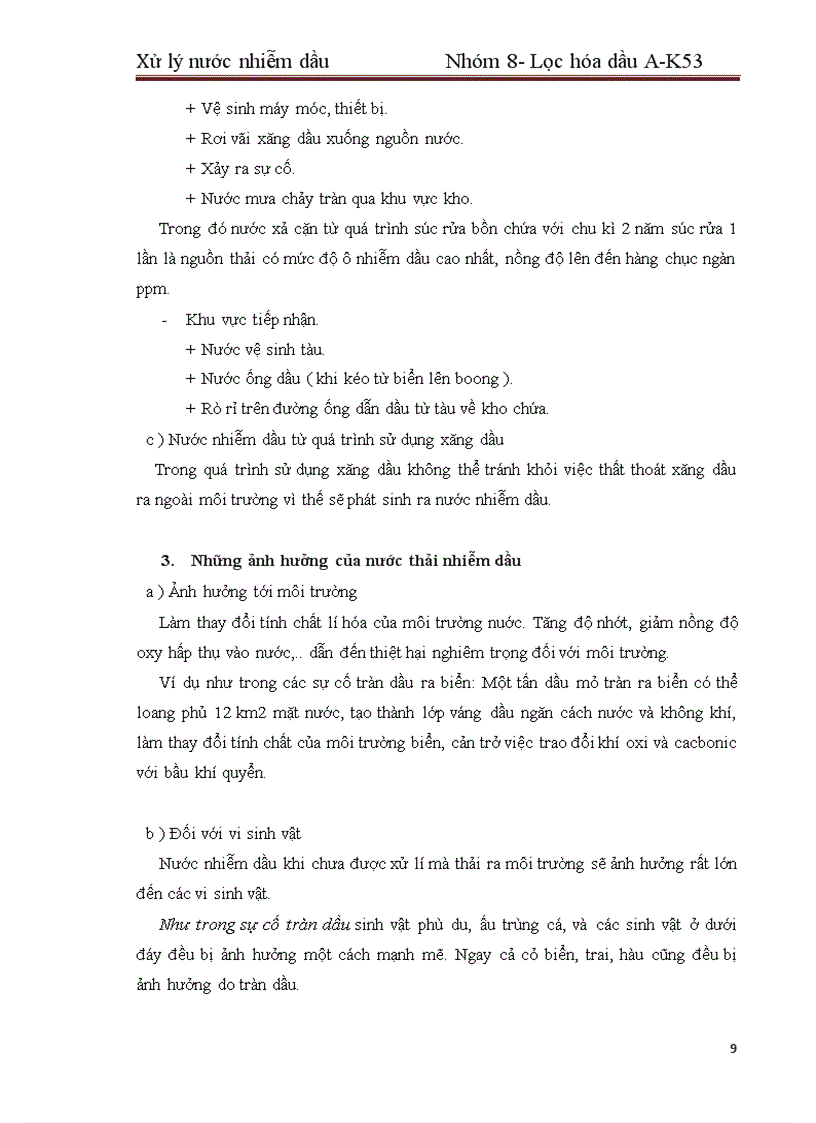 image for page Xử lí nước nhiễm dầu