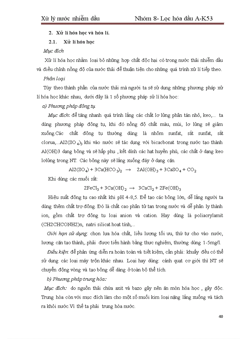 image for page Xử lí nước nhiễm dầu