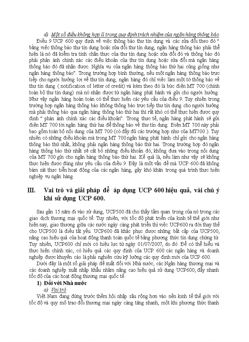 image for page Giới thiệu về UCP 600 và một số chú ý khi áp dụng