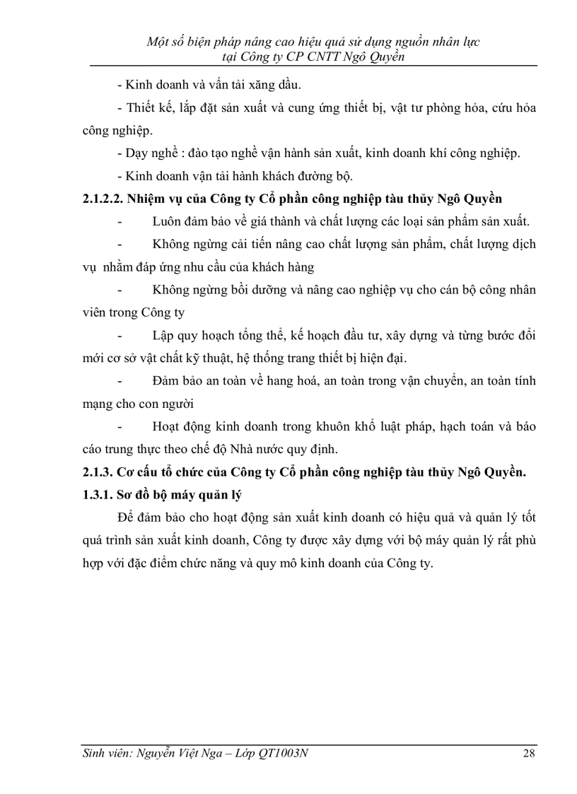 image for page Một số giải pháp nhằm nâng cao hiệu quả sử dụng nguồn nhân lực tại Công ty Cổ phần công nghiệp tàu thủy Ngô Quyền