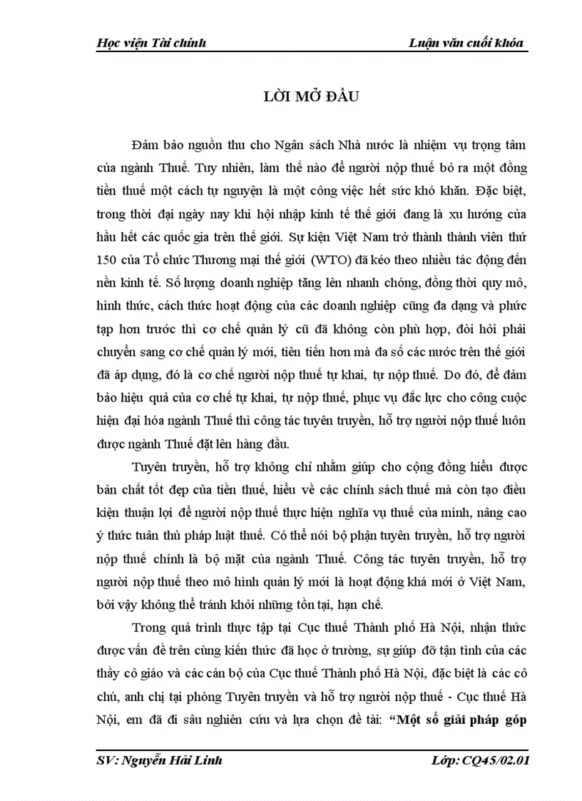 image for page Một số giải pháp góp phần nâng cao hiệu quả công tác tuyên truyền hỗ trợ người nộp thuế trong điều kiện tự khai tự nộp thuế trên địa bàn cục thuế Hà Nội