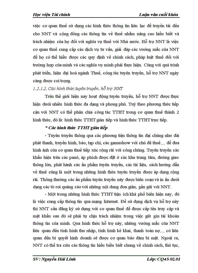 image for page Một số giải pháp góp phần nâng cao hiệu quả công tác tuyên truyền hỗ trợ người nộp thuế trong điều kiện tự khai tự nộp thuế trên địa bàn cục thuế Hà Nội