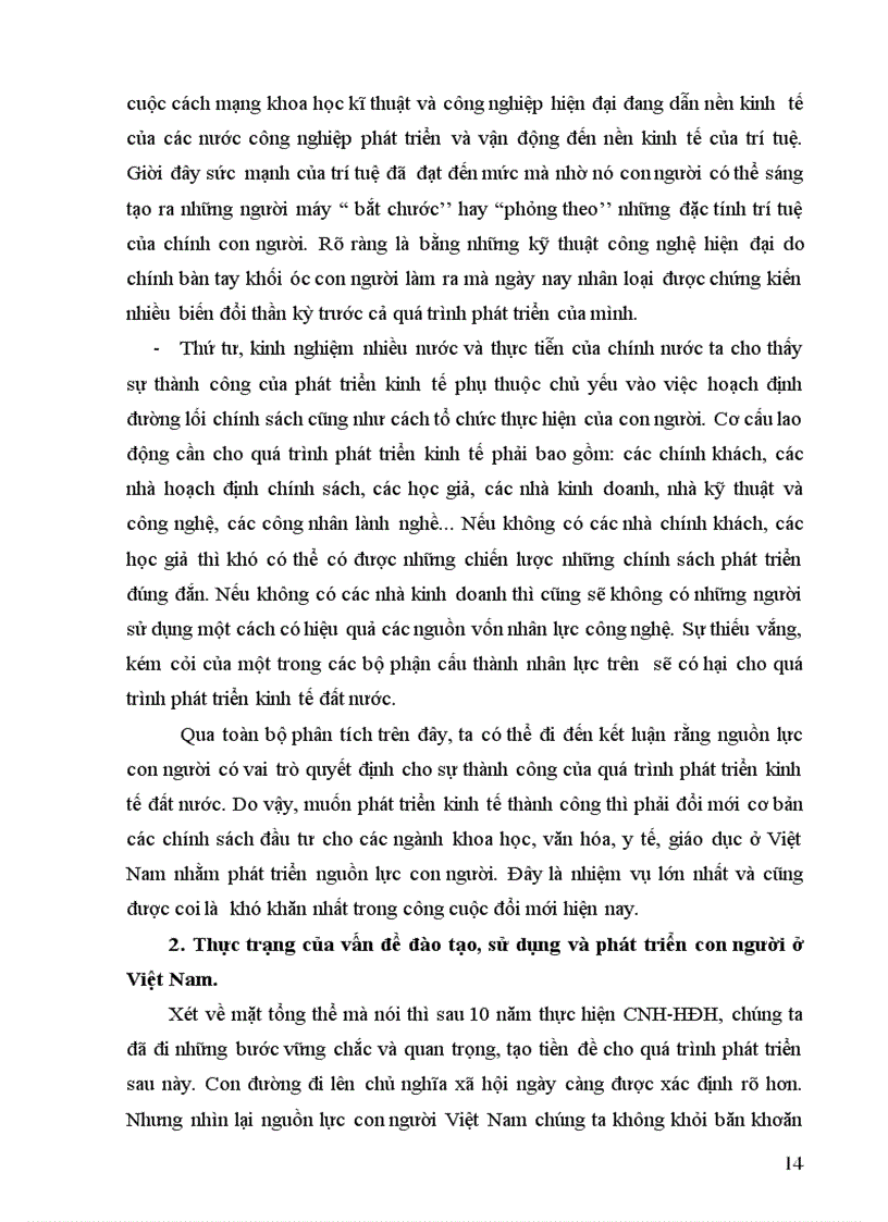 image for page Vận dụng quan điểm triết học Mác về bản chất của con người để phân tích tầm quan trọng của nhân tố con người trong nền kinh tế tri thức