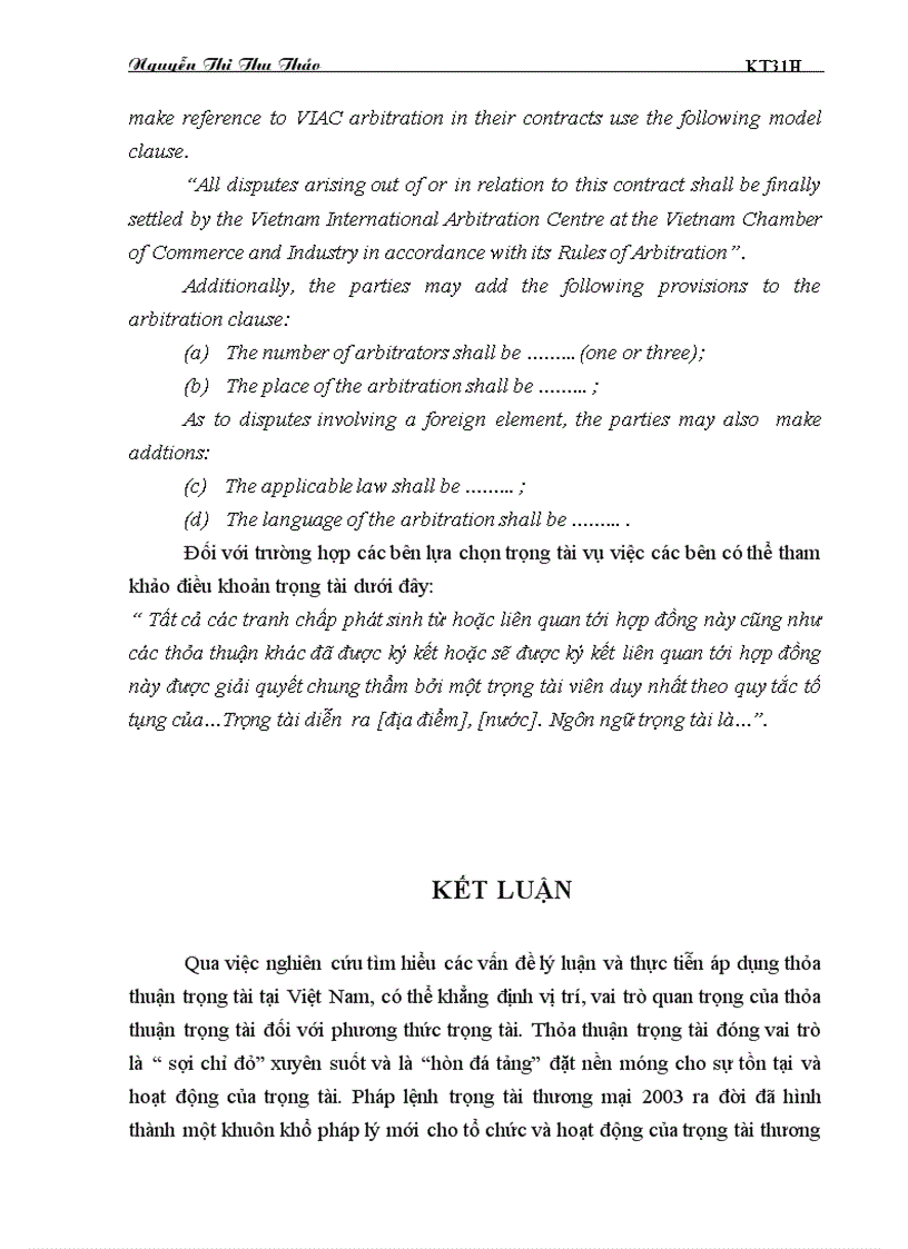 image for page Một số vấn đề lý luận và thực tiễn về thỏa thuận trọng tài đối với giải quyết tranh chấp bằng Trọng tài Thương mại tại Việt Nam