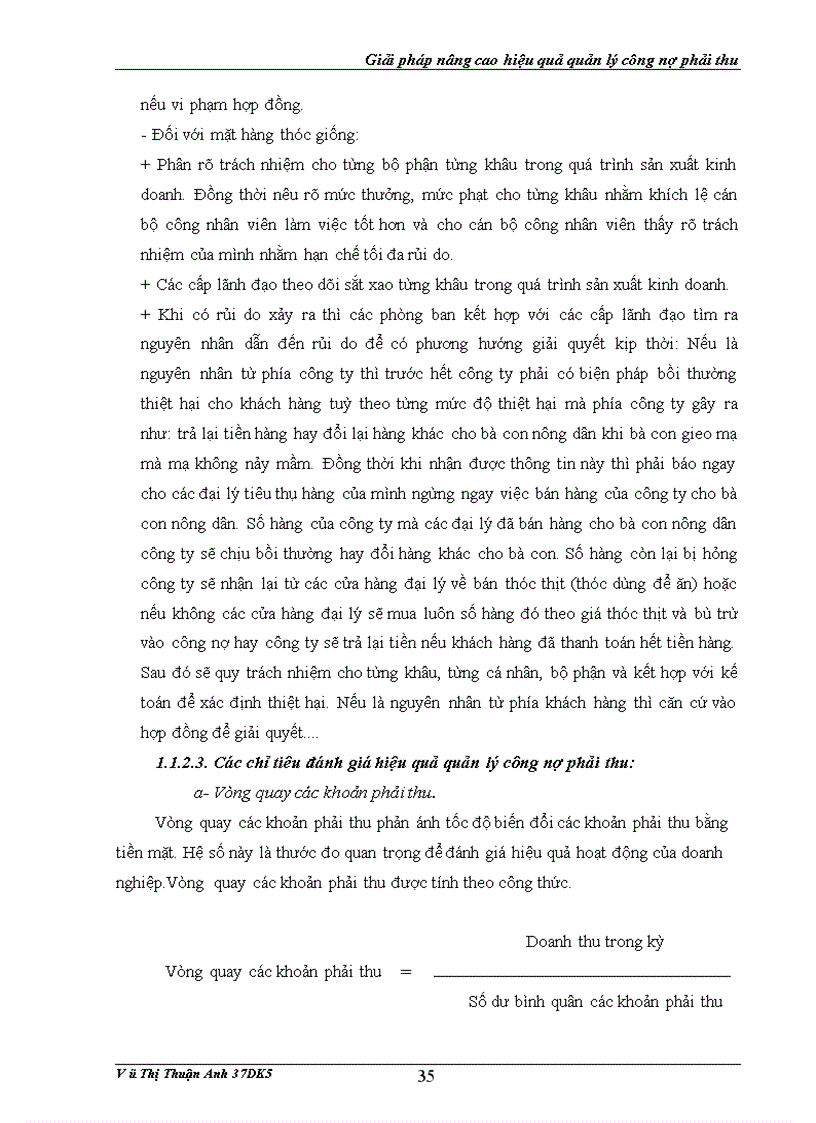 image for page Nâng cao quản lý công nợ tại Công ty cổ phần phát triển nông nghiệp Hà Tây thực trạng và giải pháp